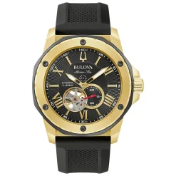 Bulova Marine Star 45mm Yellow Gold Plated Automatic Men’s Watch