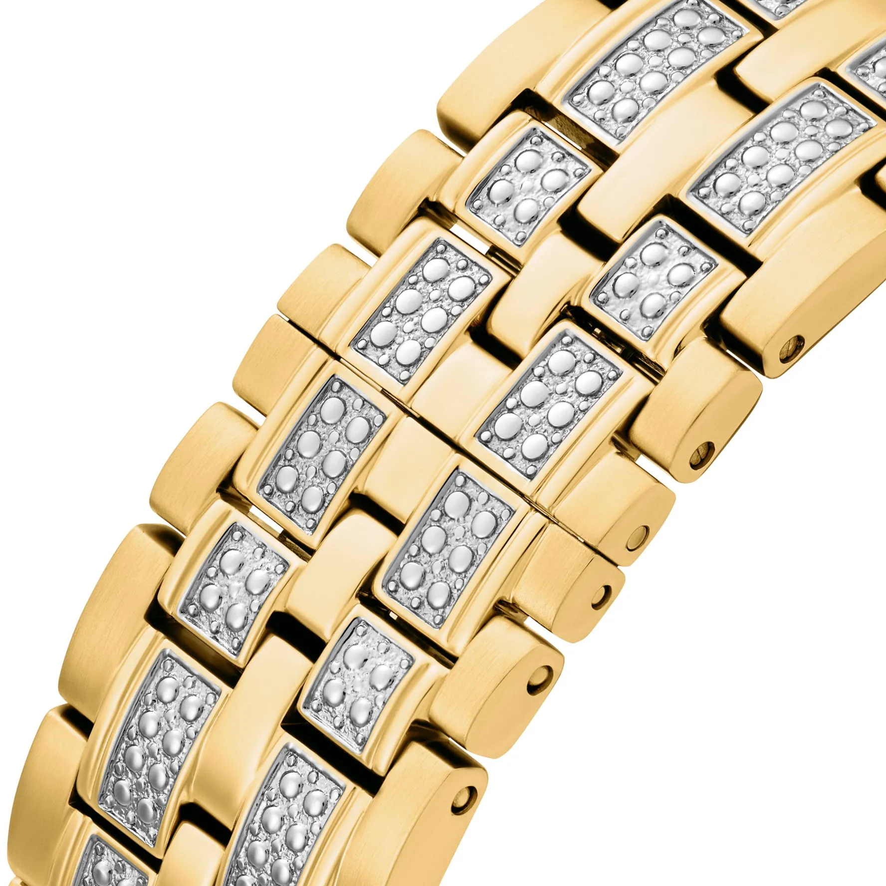 Bulova Octava 42mm Yellow Gold Plated Crystal Men’s Watch