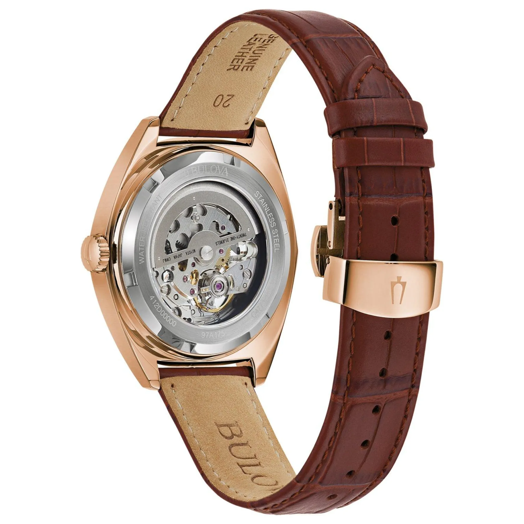 Bulova Surveyor 41mm Rose Gold Tone Automatic Men’s Watch