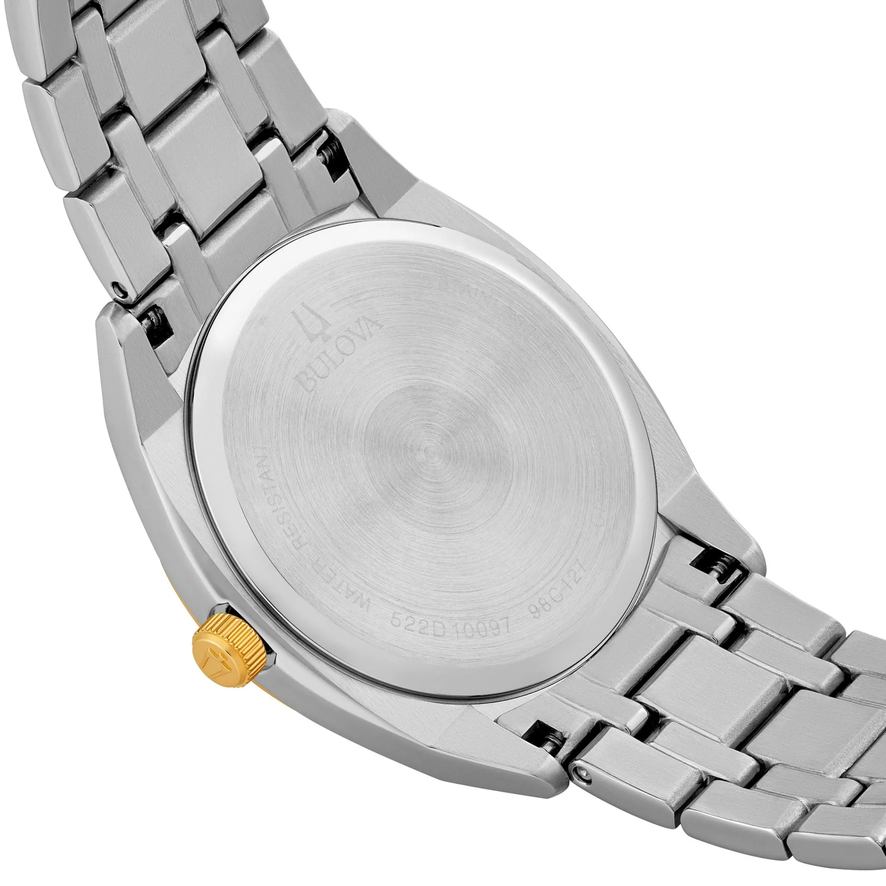 Bulova Surveyor 39mm Stainless Steel and Yellow Gold Tone Men’s Watch