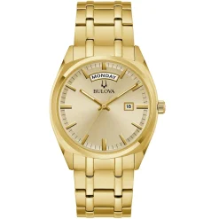 Bulova Surveyor 39mm Yellow Gold Tone Men’s Watch