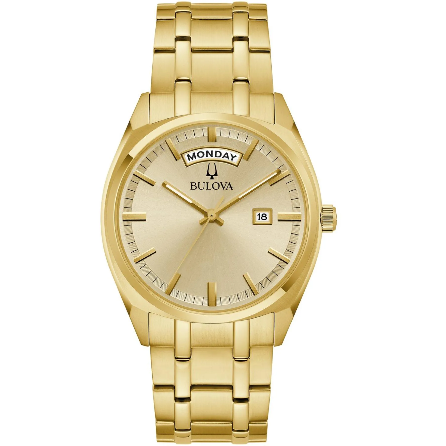 Bulova Surveyor 39mm Yellow Gold Tone Men’s Watch