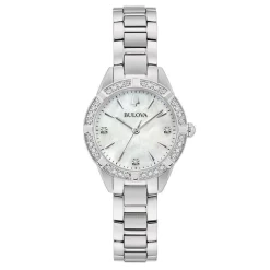 Bulova Sutton 28mm Diamond Ladies Watch