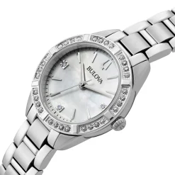 Bulova Sutton 28mm Diamond Ladies Watch