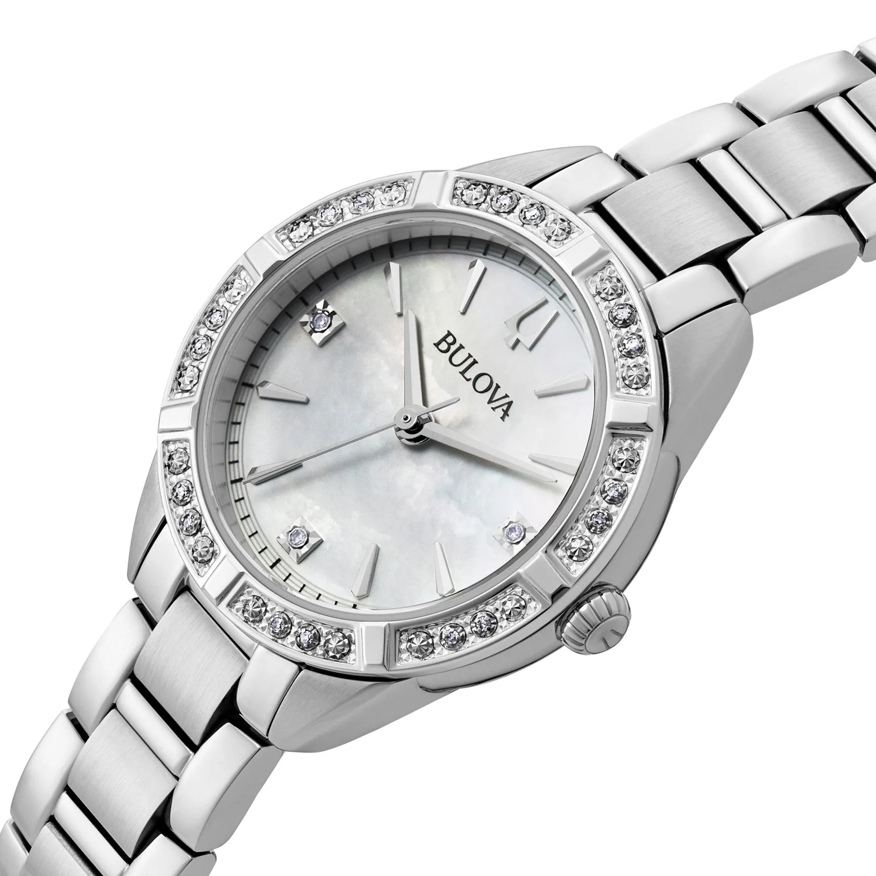 Bulova Sutton 28mm Diamond Ladies Watch