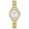 Bulova Sutton 28mm Yellow Gold Plated Diamond Ladies Watch