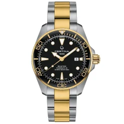 Certina DS Action Diver 43mm Stainless Steel and Yellow Gold Plated Automatic Men’s Watch