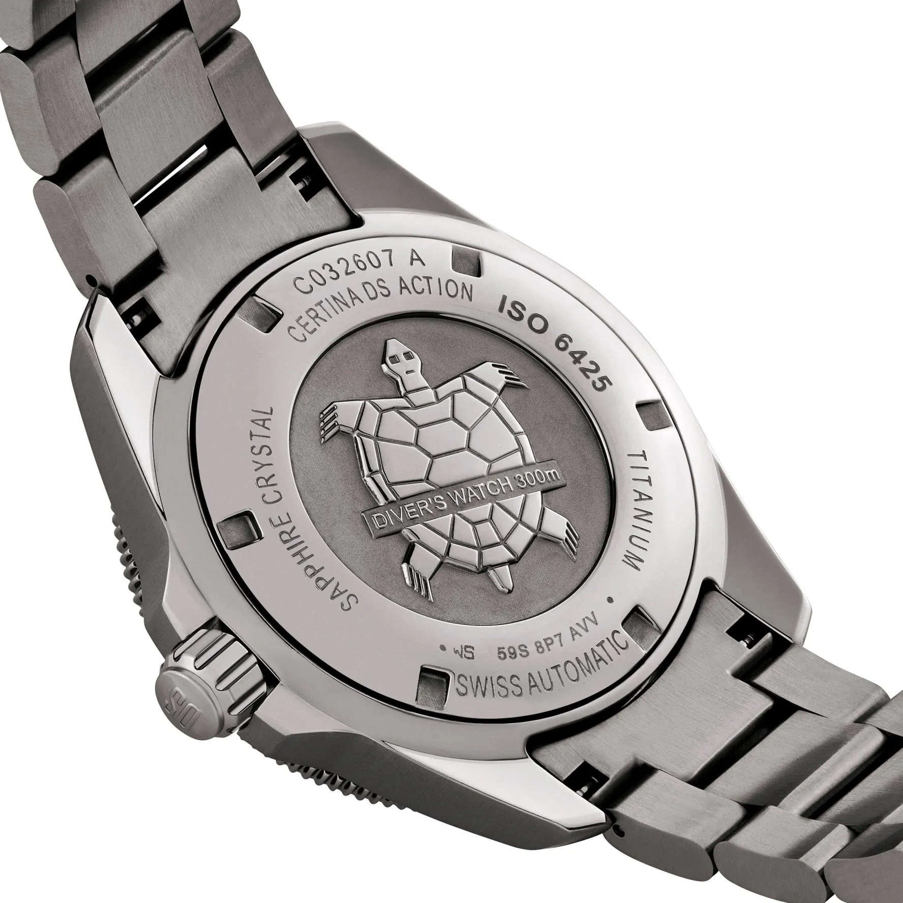 Certina DS Action Diver Powermatic 80 43mm Titanium Automatic Men’s Watch