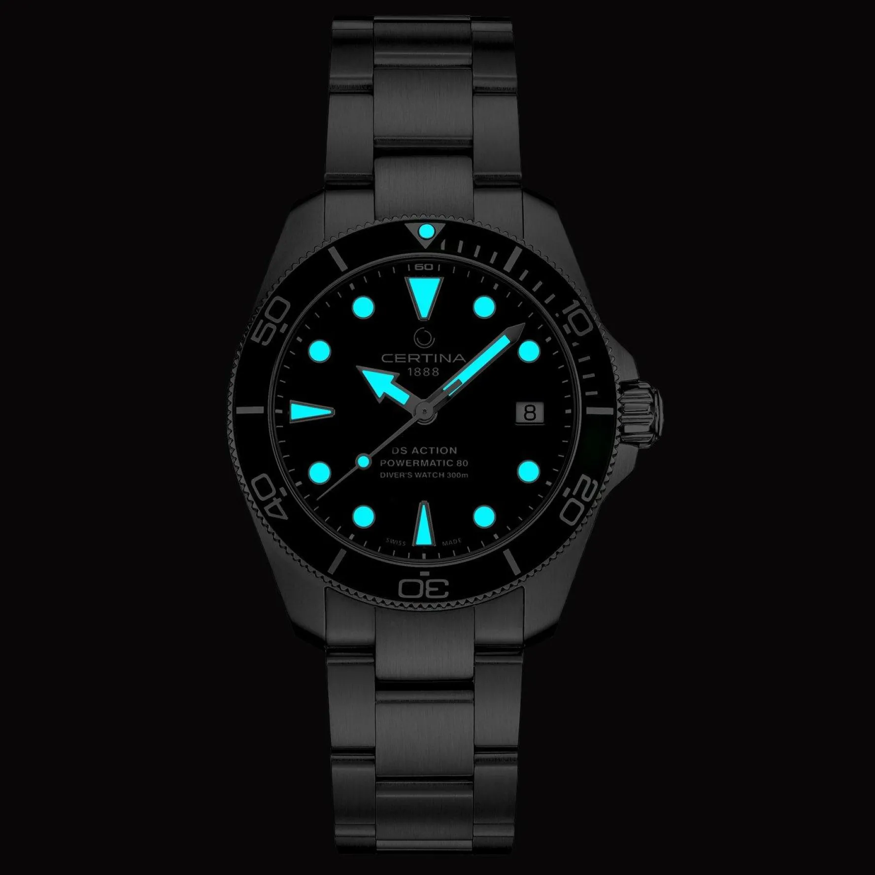 Certina DS Action Diver Powermatic 80 38mm Automatic Men’s Watch