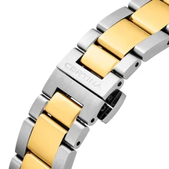 Certina DS Action 34.5mm Stainless Steel and Yellow Gold Plated Diamond Automatic Ladies Watch