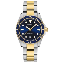 Certina DS Action 40mm Stainless Steel and Yellow Gold Tone Men’s Watch