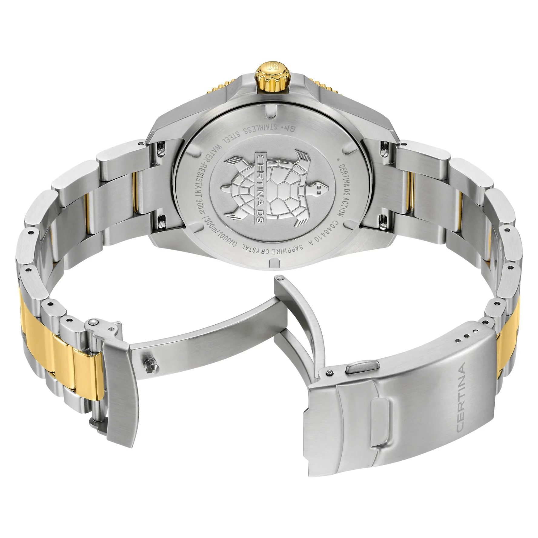 Certina DS Action 40mm Stainless Steel and Yellow Gold Tone Men’s Watch