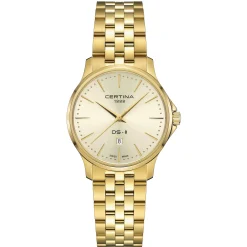 Certina DS-8 Lady 31mm Gold Plated Ladies Watch