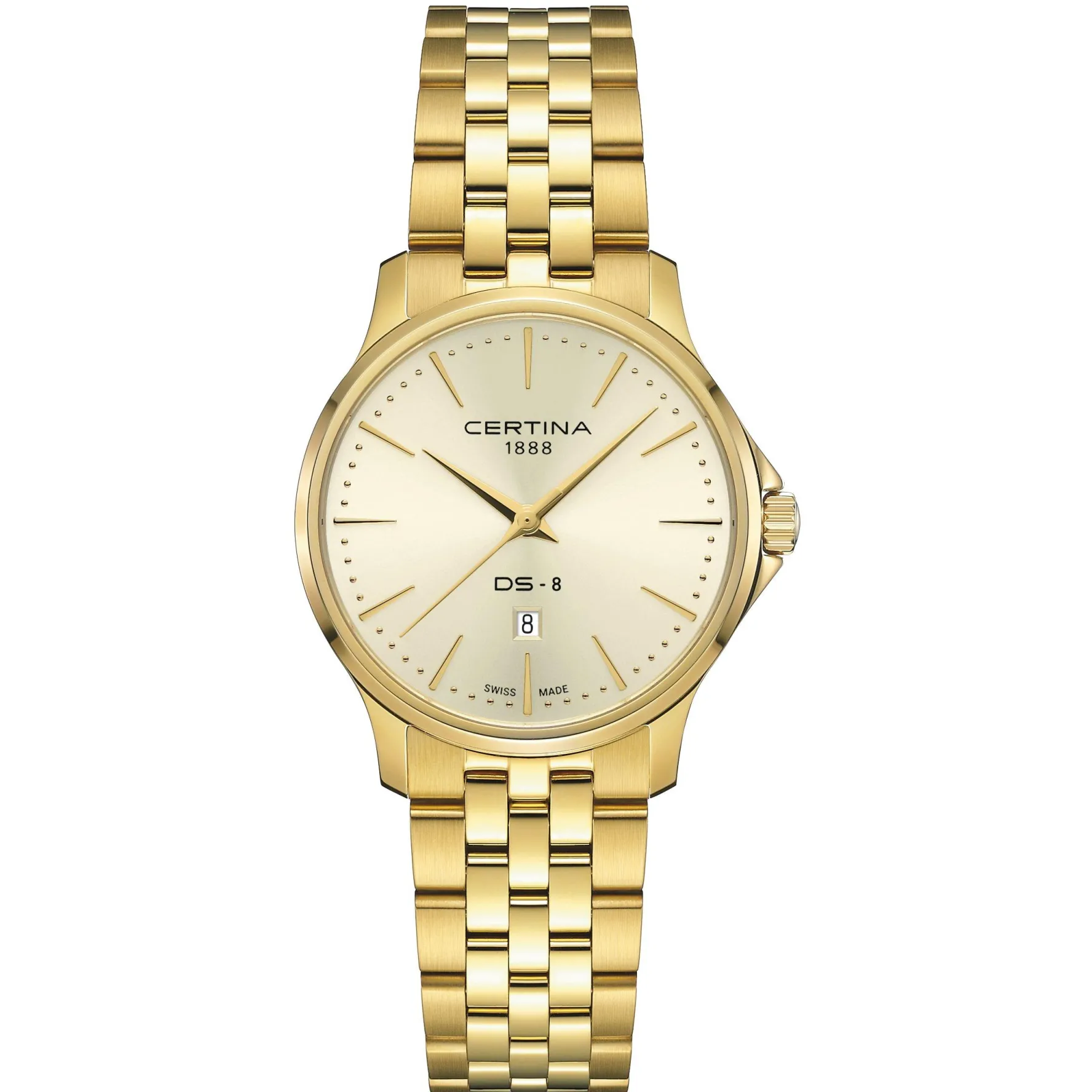 Certina DS-8 Lady 31mm Gold Plated Ladies Watch
