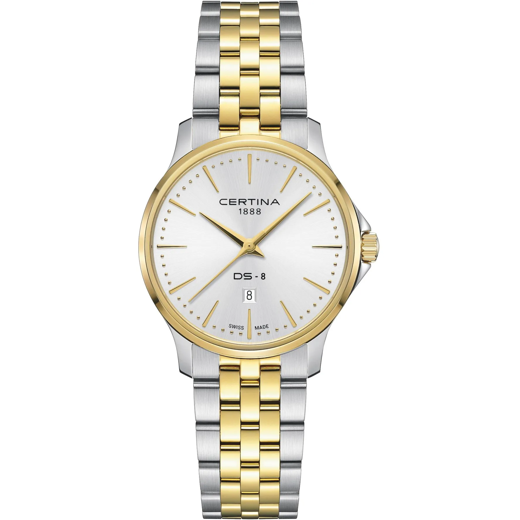 Certina DS-8 Lady 31mm Stainless Steel and Gold Plated Ladies Watch