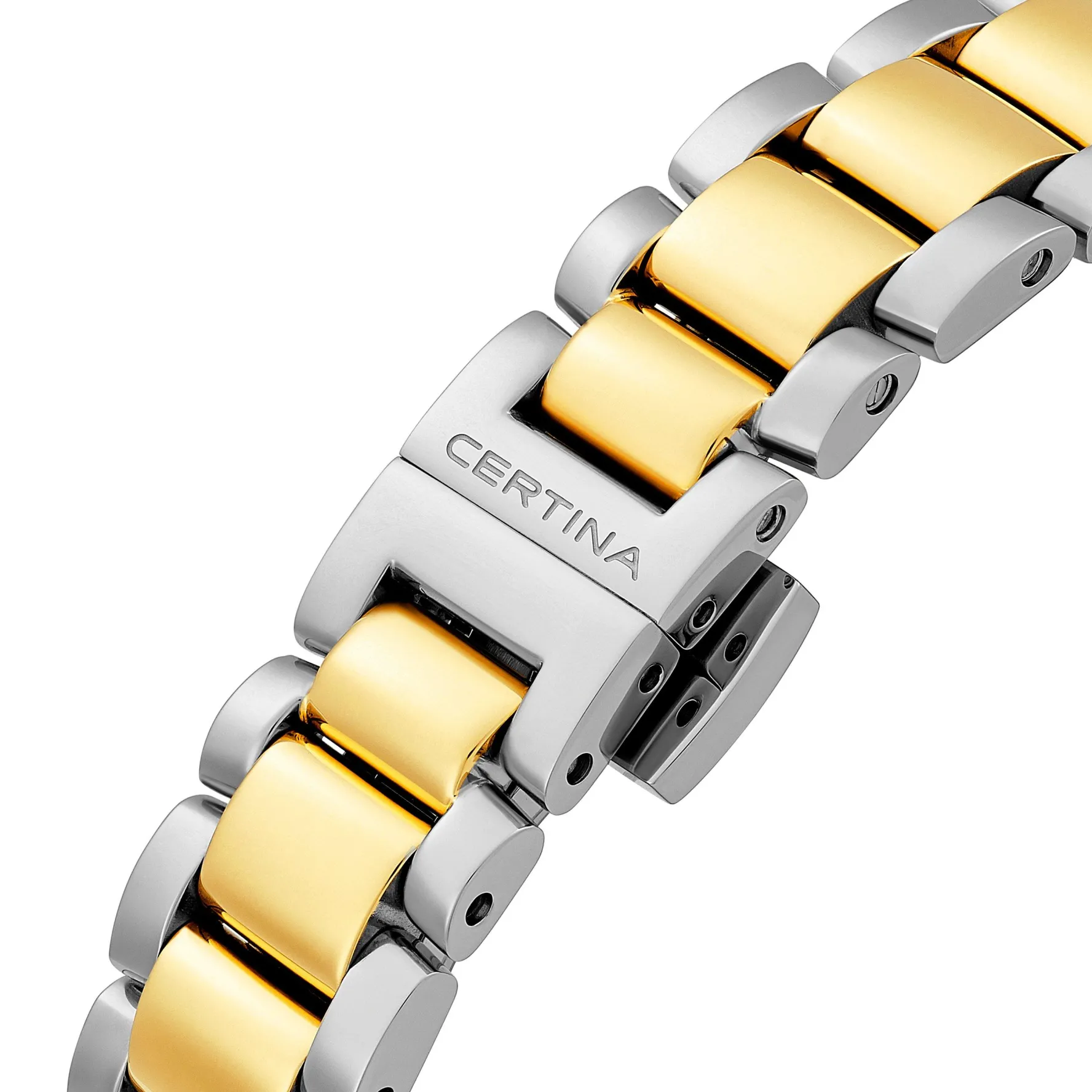 Certina DS-8 29mm Stainless Steel and Yellow Gold PVD Ladies Watch