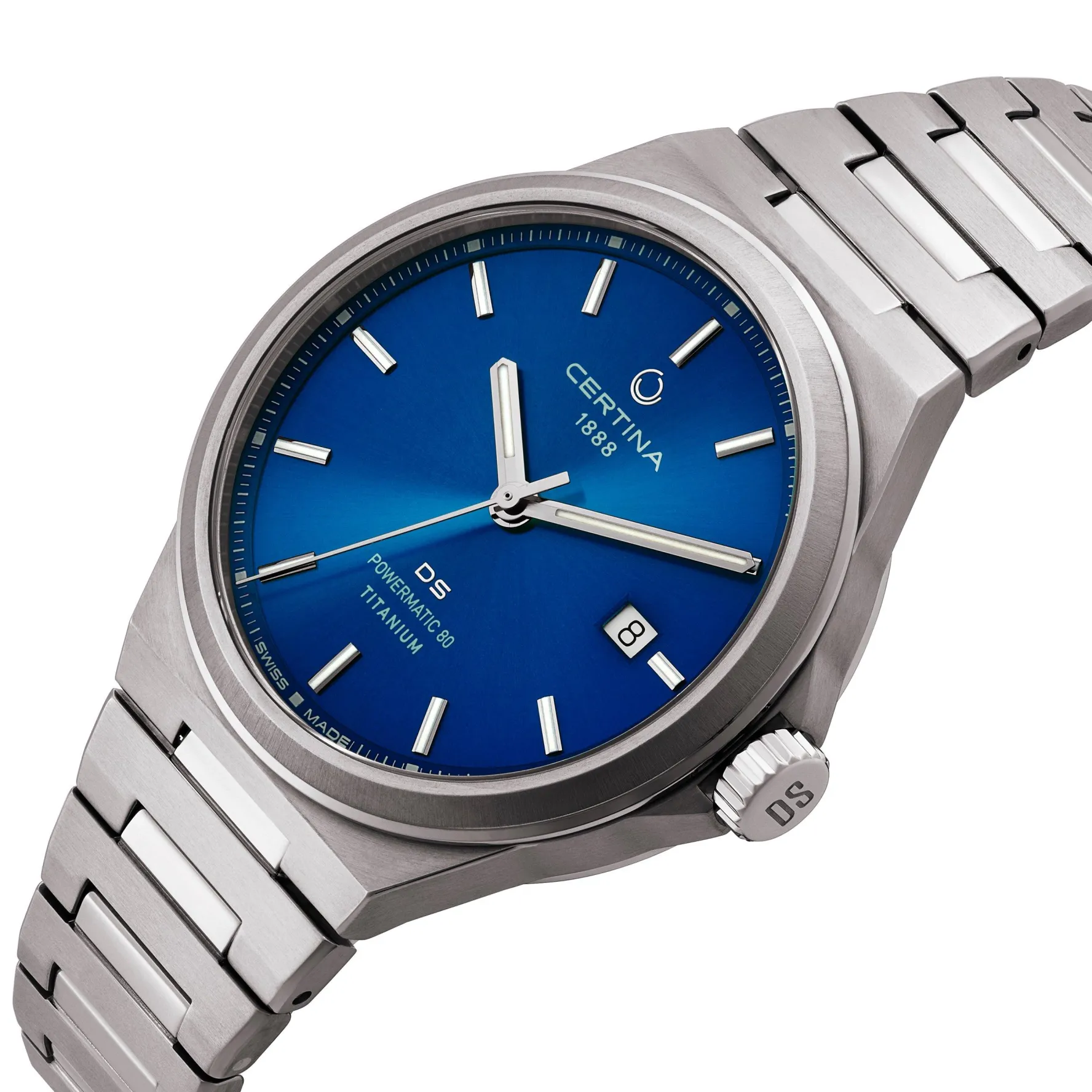 Certina DS-7 Powermatic 80 39mm Titanium Automatic Men’s Watch