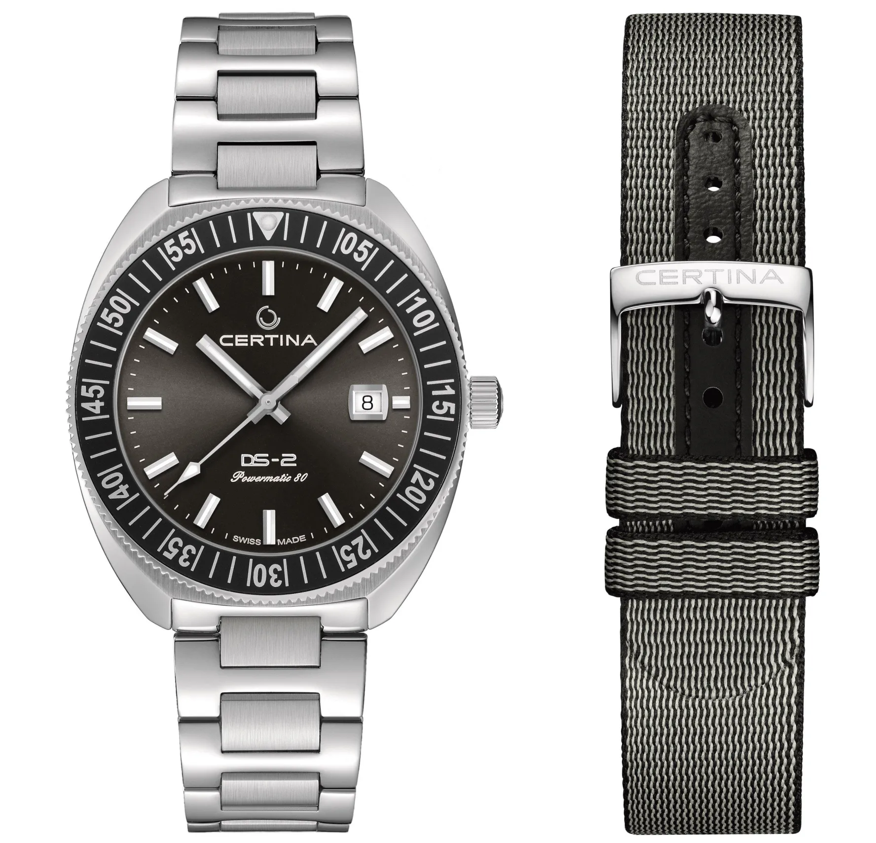 Certina DS-2 Powermatic 80 41.1mm Automatic Men’s Watch