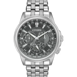 Citizen Calendrier 44mm Stainless Steel Chronograph Eco-Drive Men’s Watch