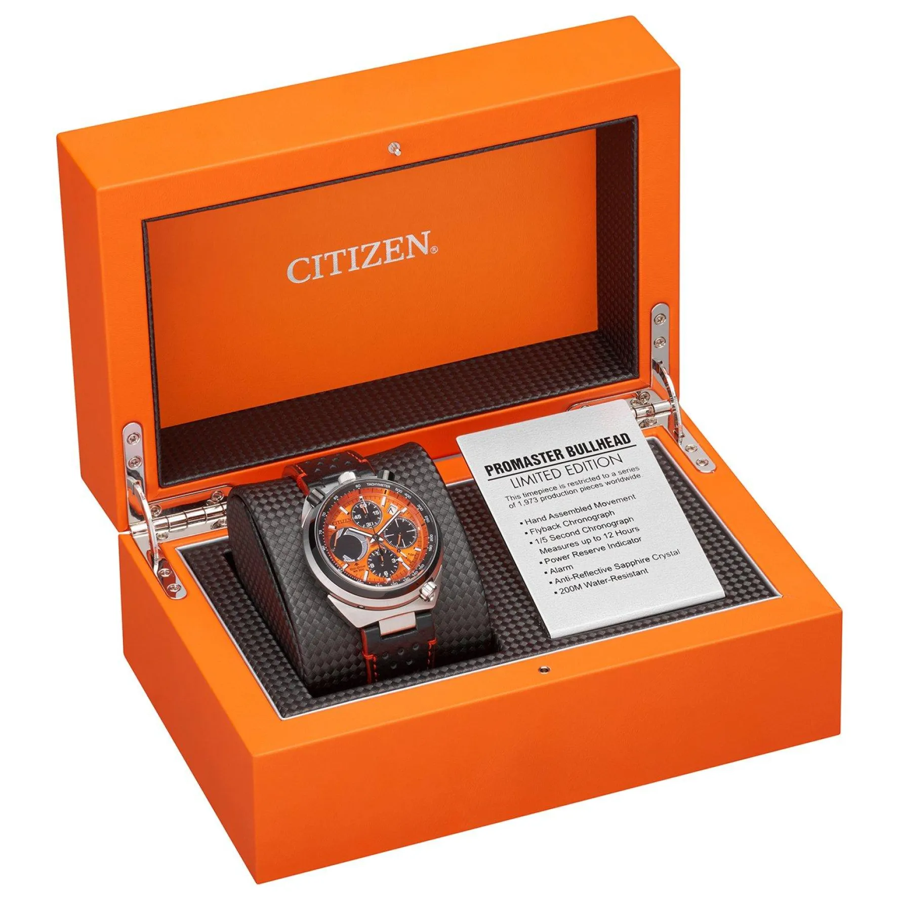 Citizen Limited Edition Promaster Bullhead Racing 45mm Chronograph Eco-Drive Men’s Watch