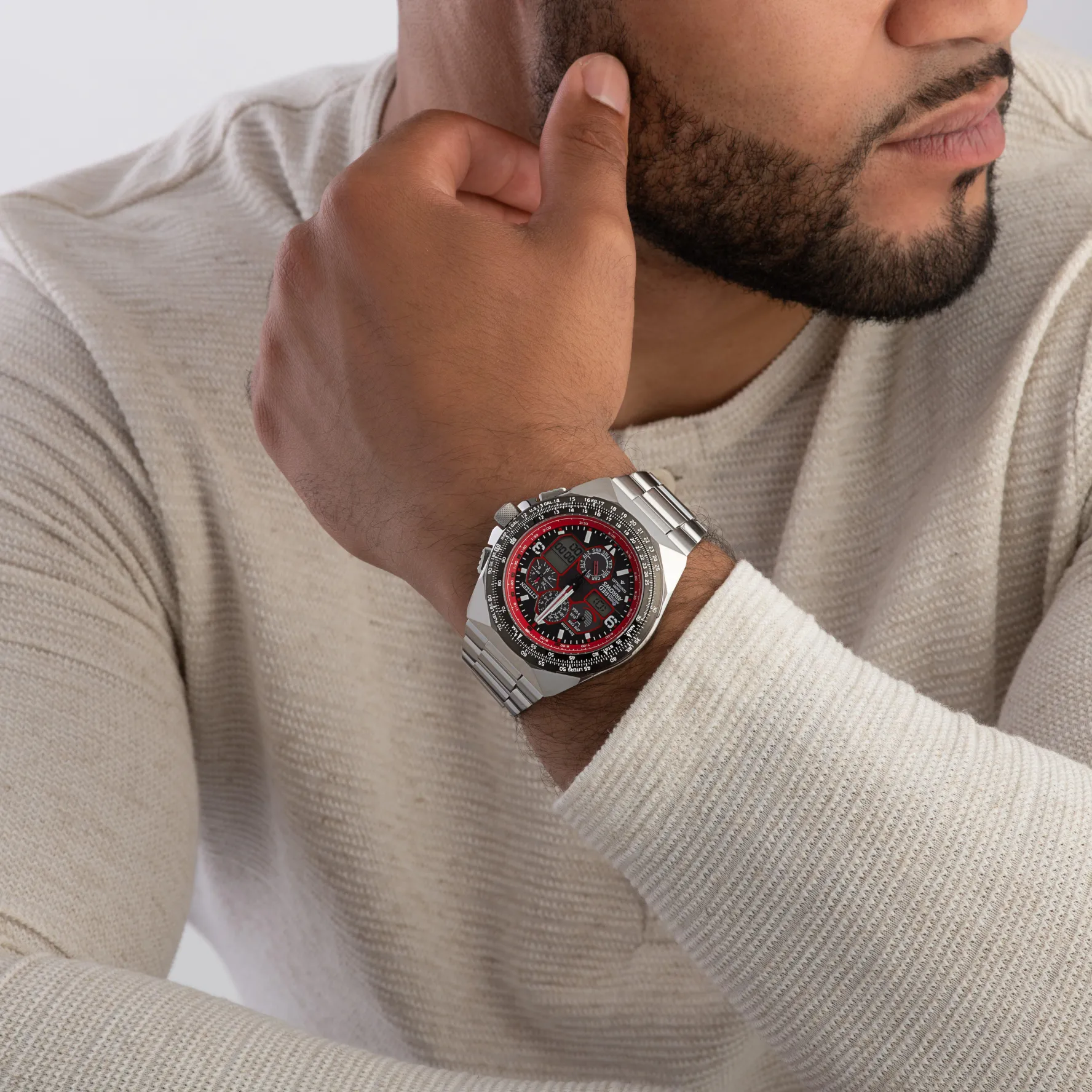 Citizen Limited Edition Red Arrows Skyhawk A.T 46mm Stainless Steel Eco-Drive Men’s Watch