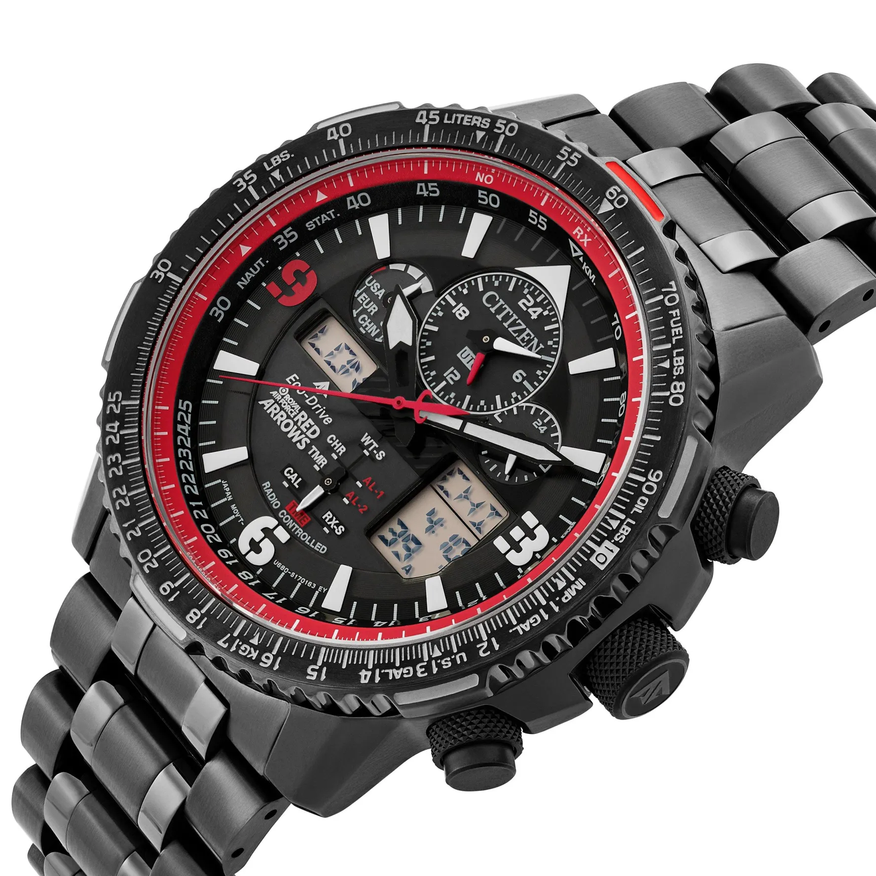 Citizen Limited Edition Red Arrows Skyhawk A.T 46mm Stainless Steel Eco-Drive Men’s Watch