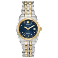 Citizen 28mm Stainless Steel and Yellow Gold Tone Eco Drive Ladies Watch
