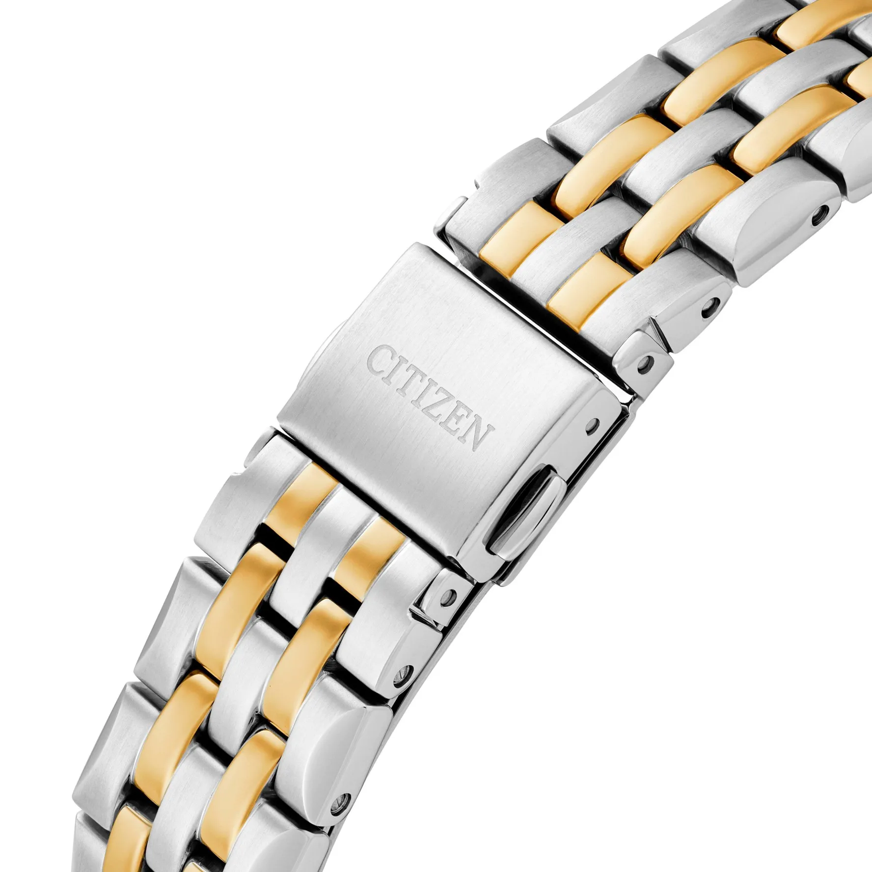 Citizen 28mm Stainless Steel and Yellow Gold Tone Eco Drive Ladies Watch