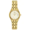 Citizen 25mm Yellow Gold Tone Eco Drive Ladies Watch