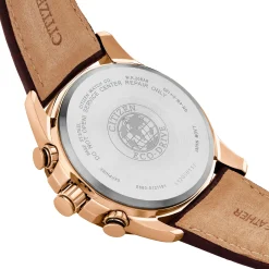 Citizen Perpetual Chrono A.T 43mm Rose Gold Tone Chronograph Eco-Drive Men's Watch