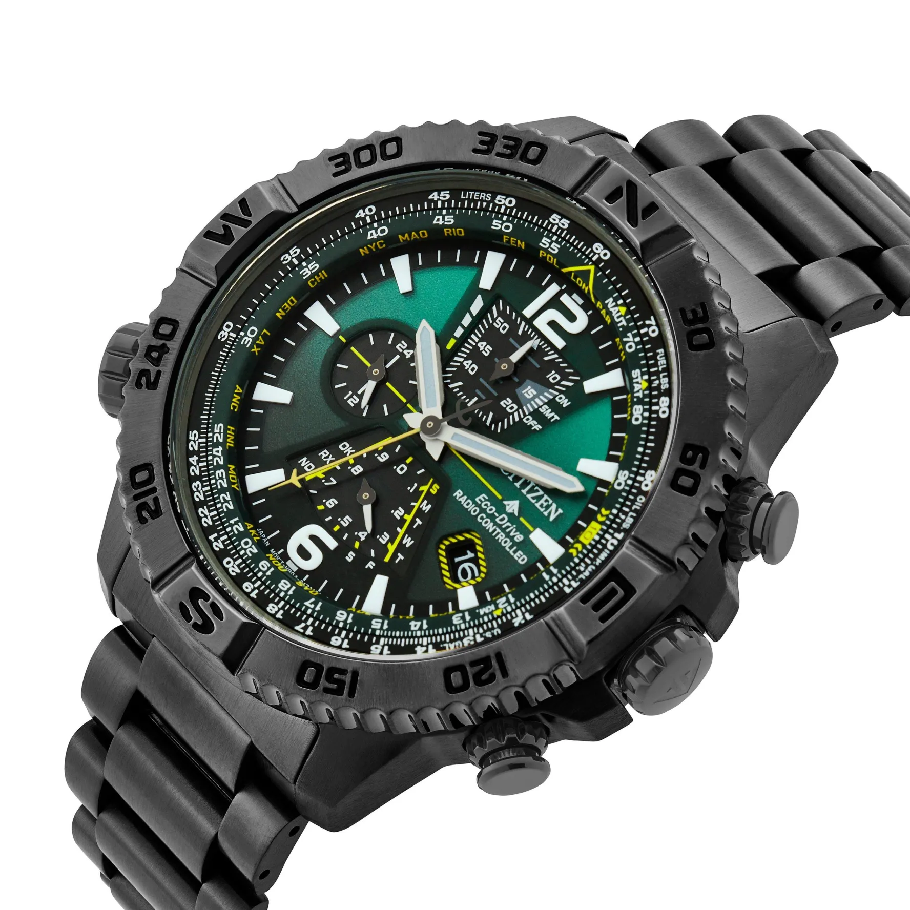 Citizen Promaster Navihawk A-T 48mm Stainless Steel Chronograph Eco-Drive Men’s Watch