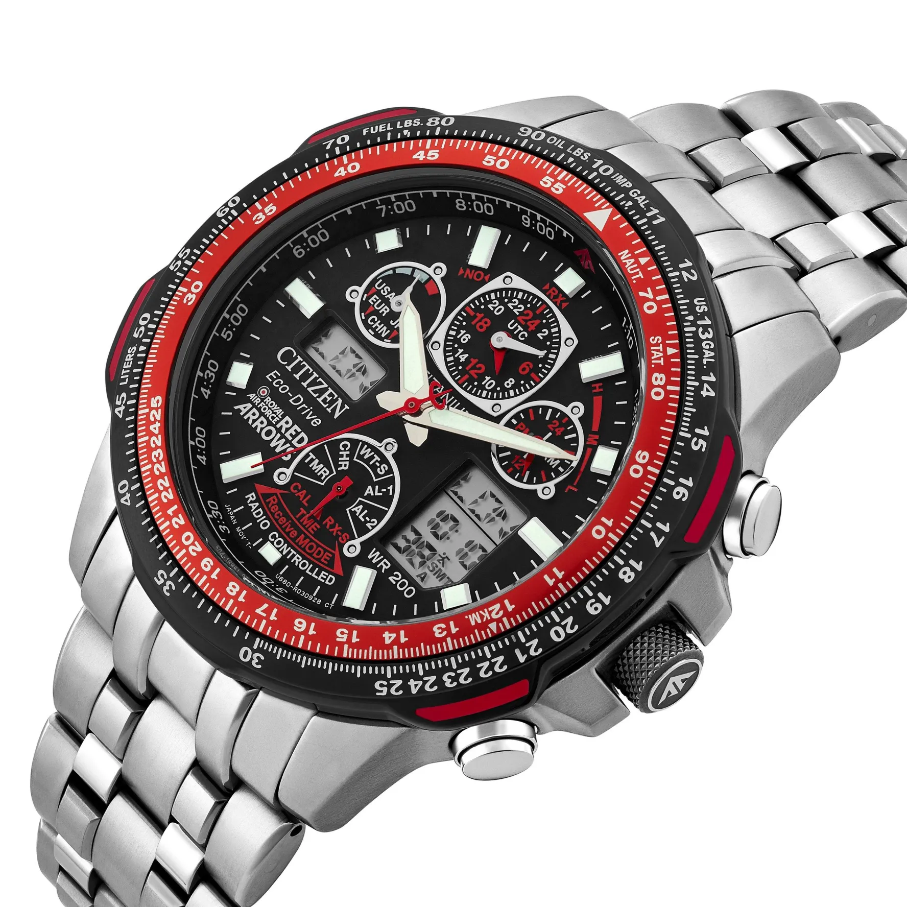 Citizen Red Arrows Skyhawk A.T 47mm Titanium Chronograph Eco-Drive Men's Watch