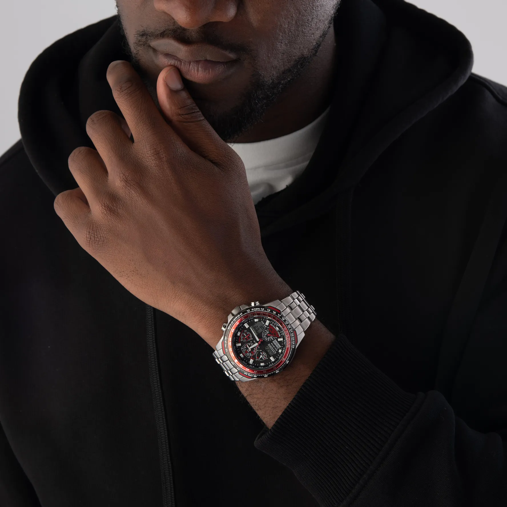 Citizen Red Arrows Skyhawk A.T 47mm Titanium Chronograph Eco-Drive Men's Watch