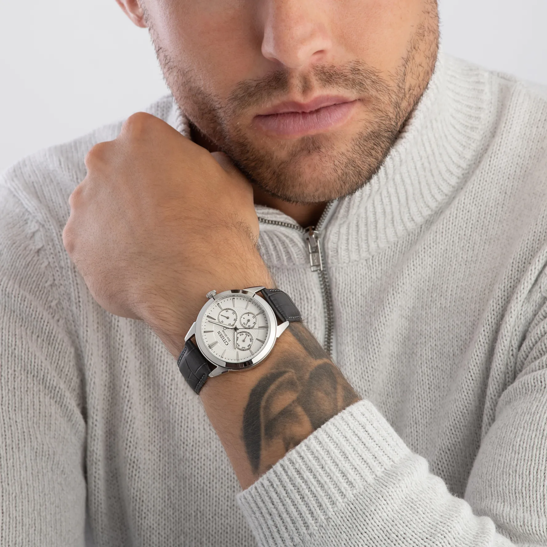 Citizen Rolan 40mm Stainless Steel Eco-Drive Men’s Watch