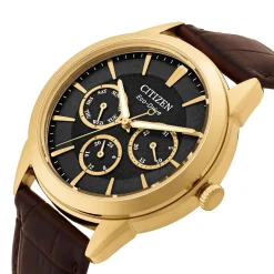 Citizen Rolan 40mm Yellow Gold Tone Eco-Drive Men’s Watch