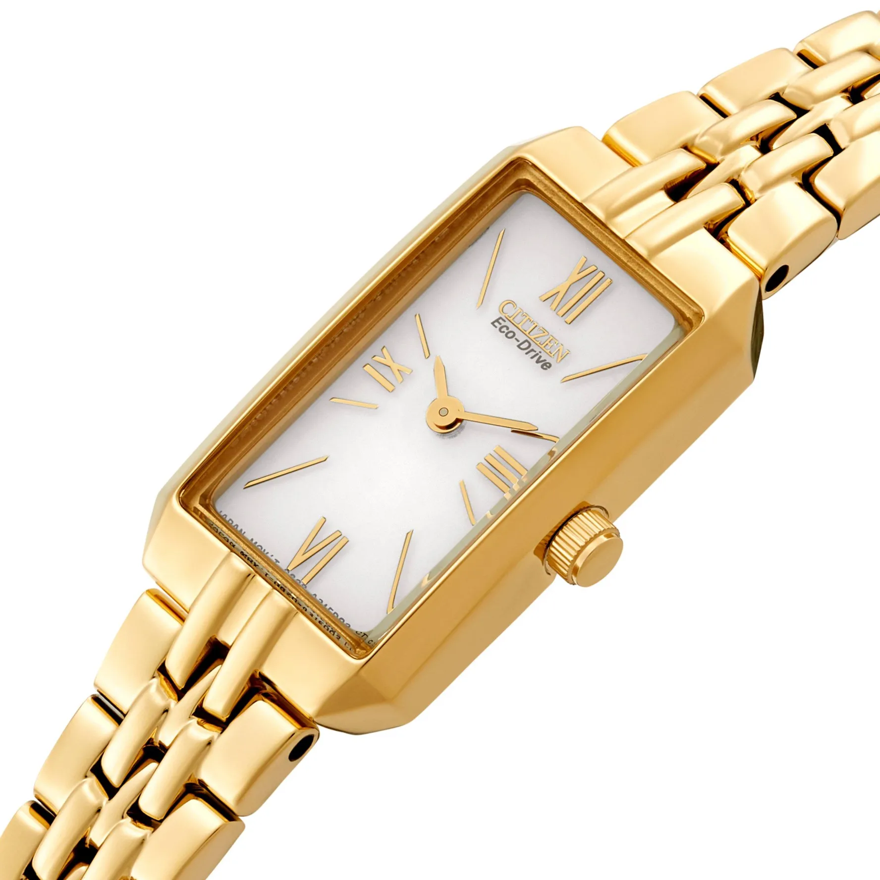 Citizen Silhouette 26mm Yellow Gold Tone Eco Drive Ladies Watch