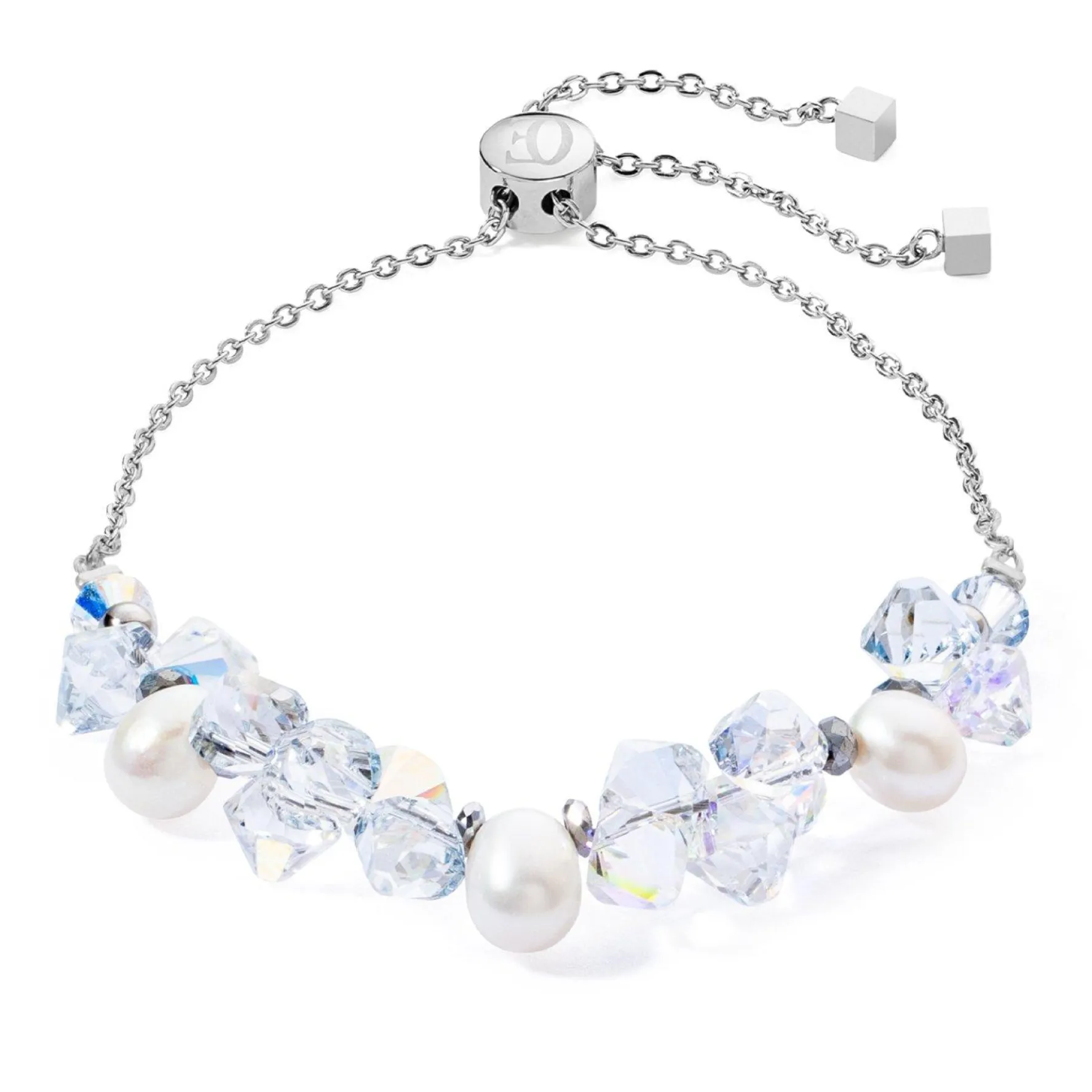 Coeur De Lion Freshwater Pearl and Crystal Bracelet