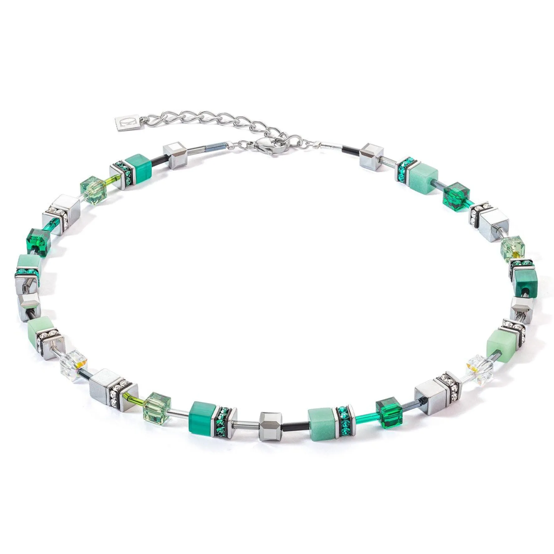 Coeur De Lion GeoCUBE Crystal Necklace