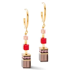 Coeur De Lion GeoCUBE Crystal Drop Earrings