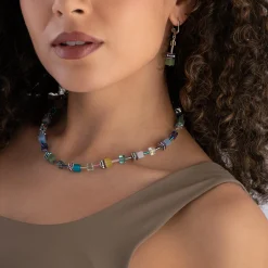 Coeur De Lion GeoCUBE Crystal Necklace