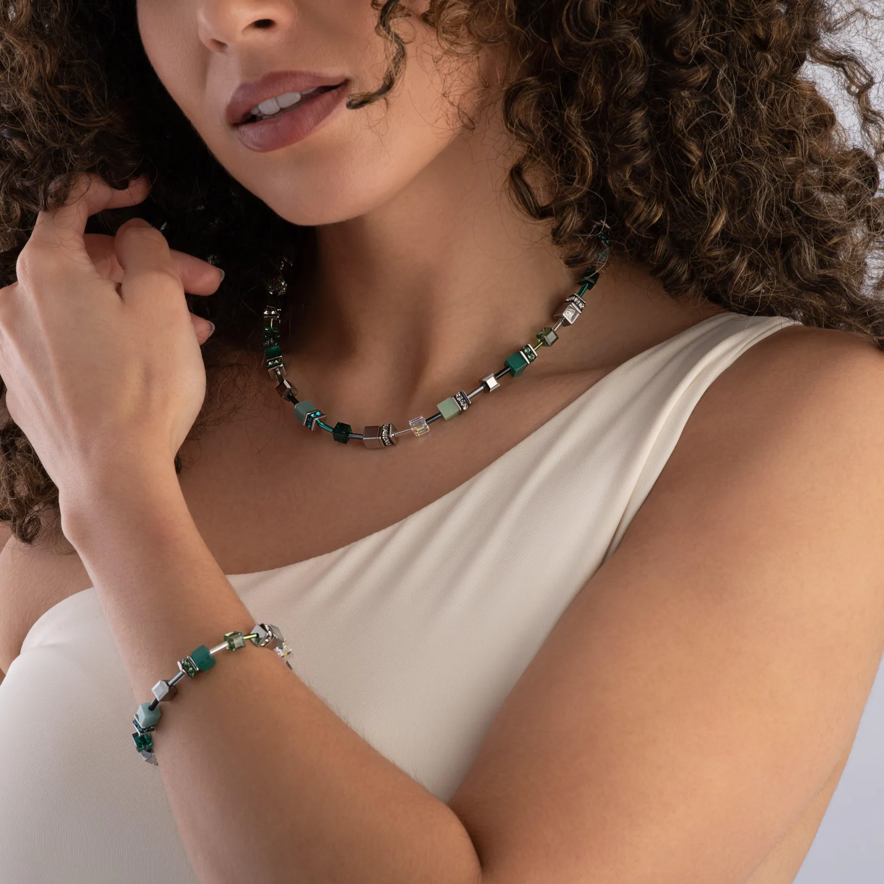 Coeur De Lion GeoCUBE Crystal Bracelet
