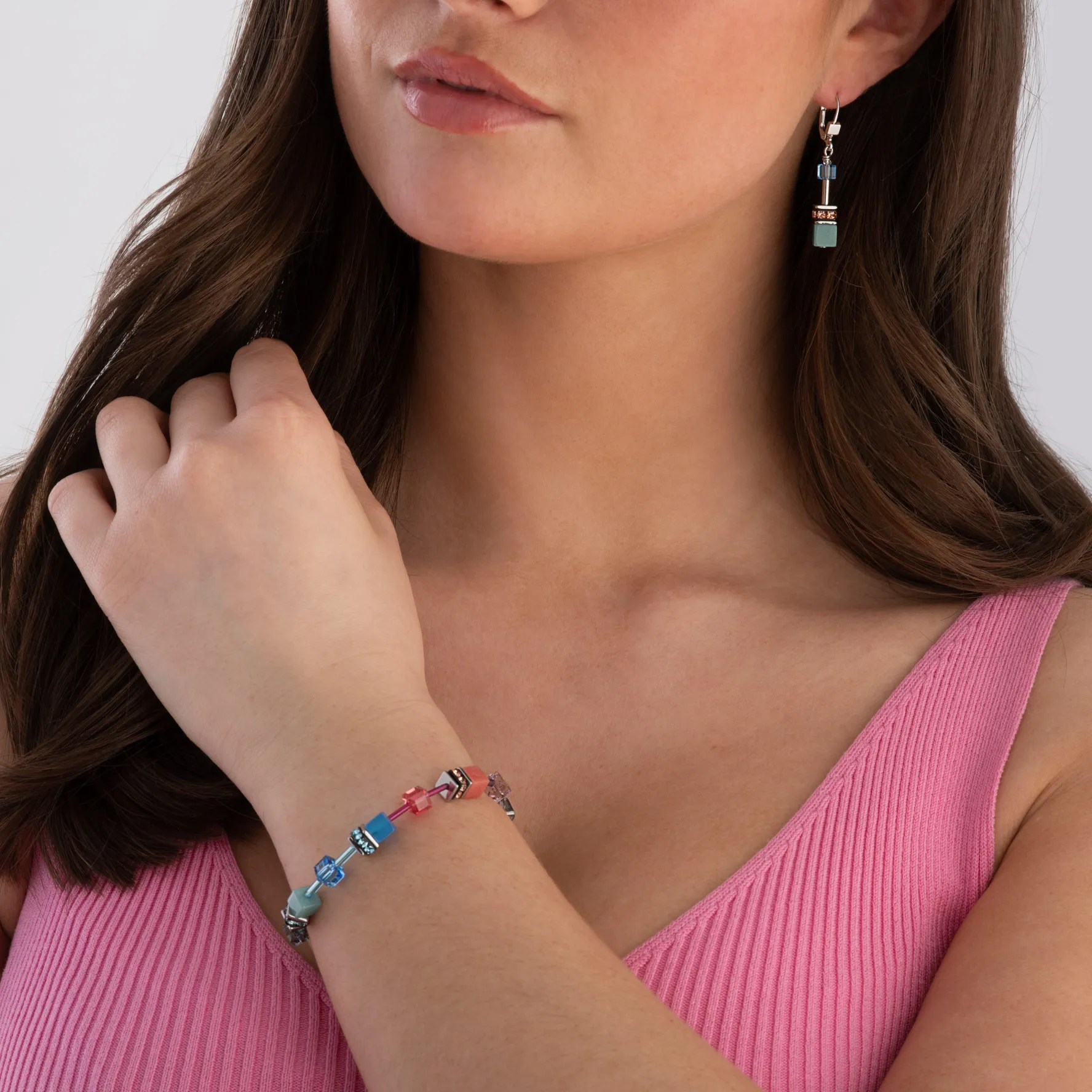Coeur De Lion GeoCUBE Crystal Bracelet