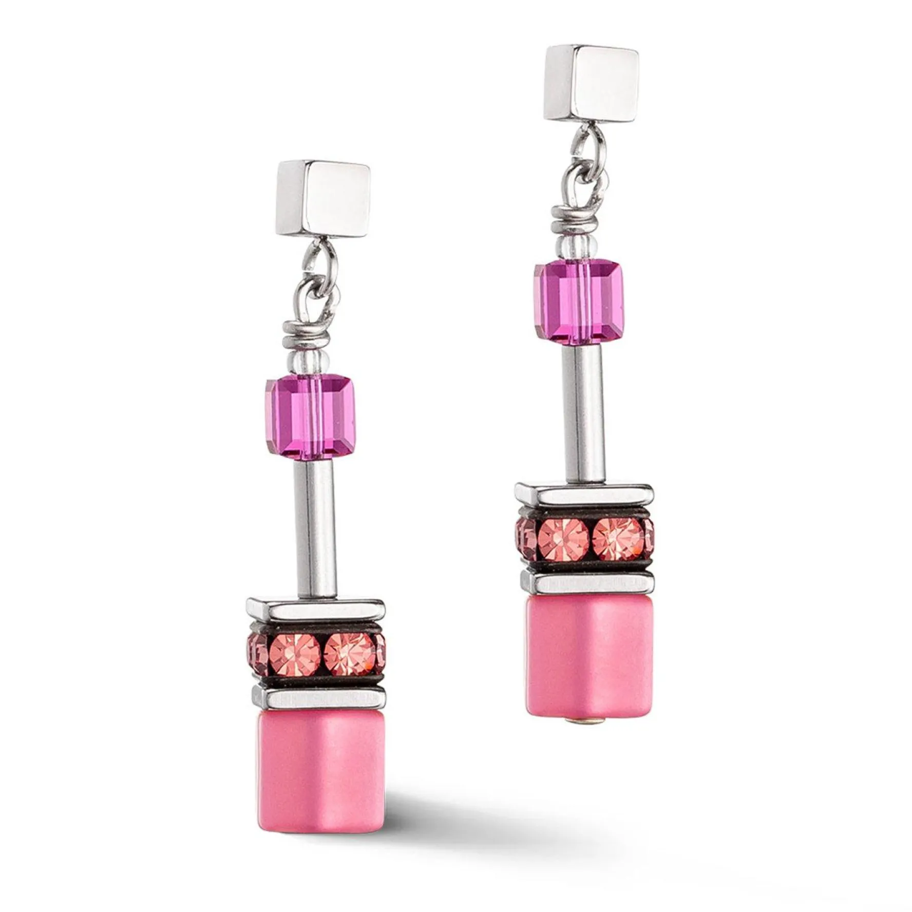 Coeur De Lion GeoCUBE Drop Earrings