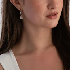 Coeur De Lion GeoCUBE Iconic Nature Crystal Drop Earrings