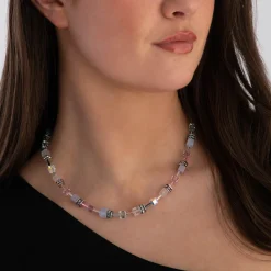Coeur De Lion GeoCUBE Iconic Precious Crystal Necklace
