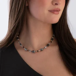 Coeur De Lion GeoCUBE Rose Gold Plated Necklace