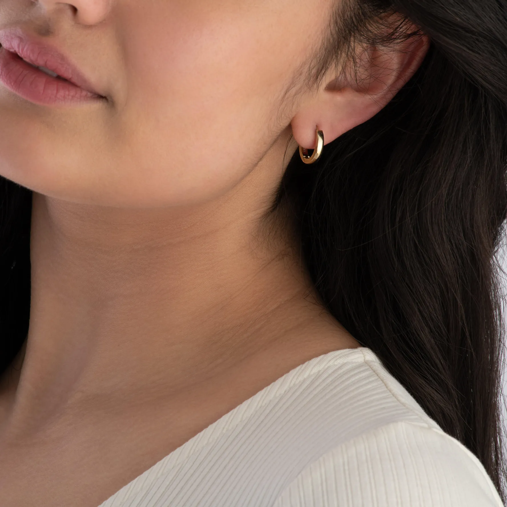 Coeur De Lion Yellow Gold Tone GeoCUBE Crystal Drop Earrings