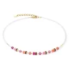 Coeur De Lion Yellow Gold Plated GeoCUBE Necklace