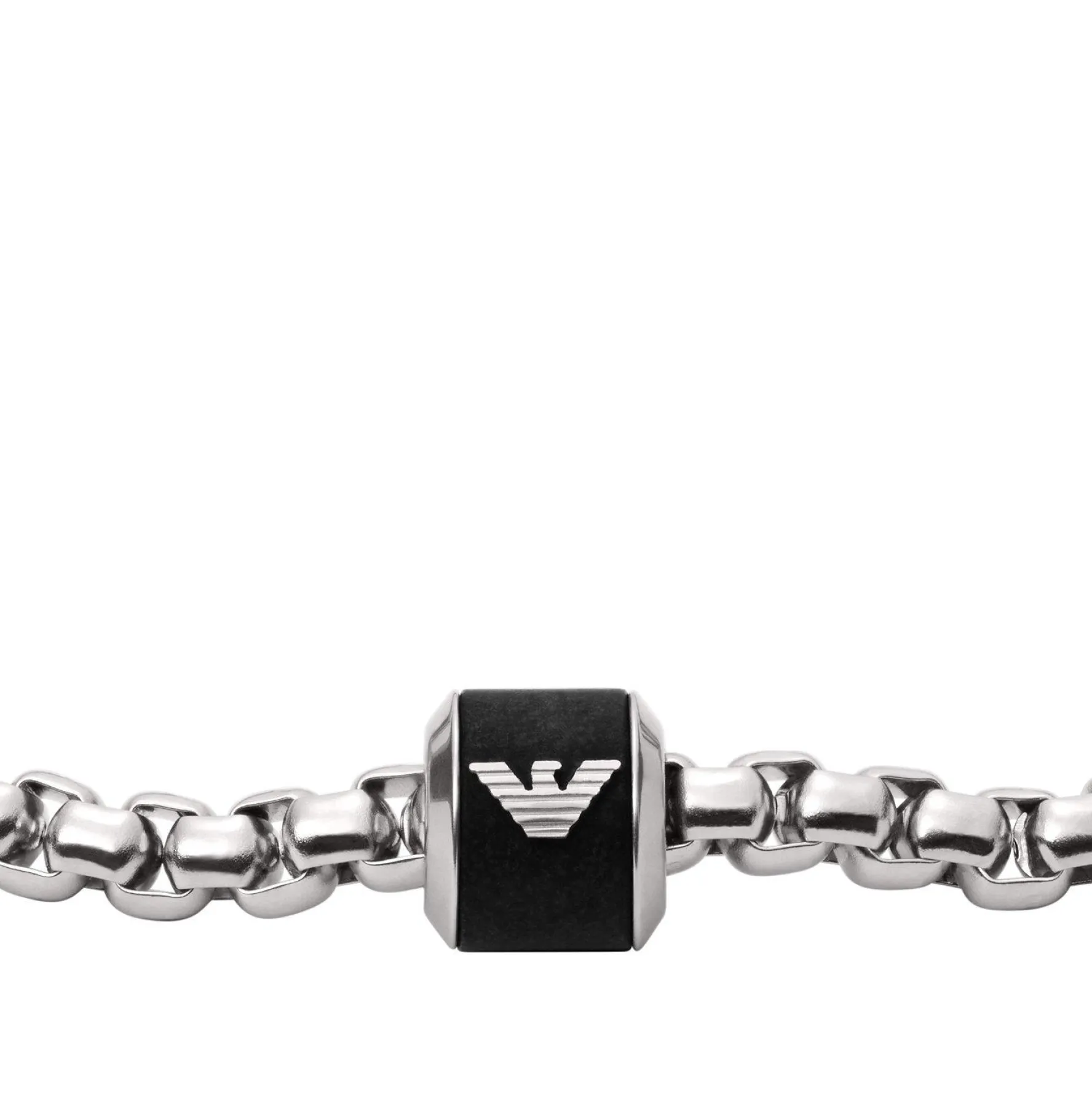 Emporio Armani Black Marble Chain Men’s Bracelet