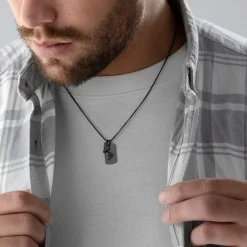 Emporio Armani Dog Tag Men's Pendant